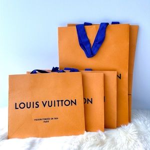 LOT of 5 Authentic Louis Vuitton Gift Bag